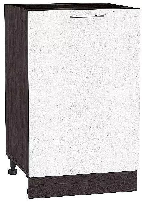 Шкаф нижний с 1-ой дверцей Валерия-М 600 Белый металлик/Венге