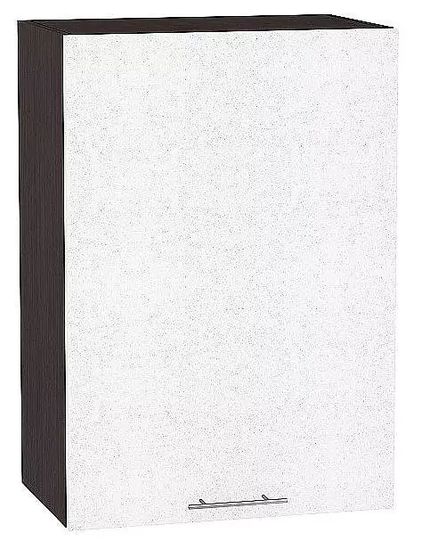 Шкаф верхний с 1-ой дверцей Валерия-М 920х600 Белый металлик/Венге