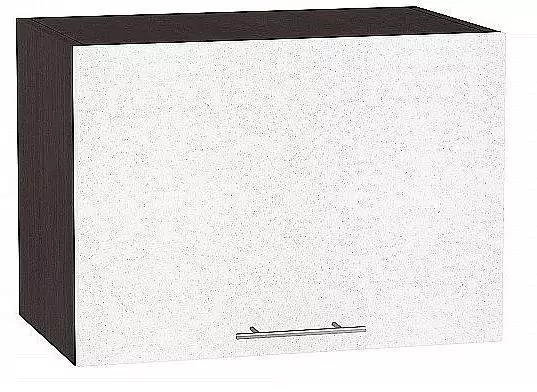 Шкаф верхний горизонтальный Валерия-М 500 Белый металлик/Венге