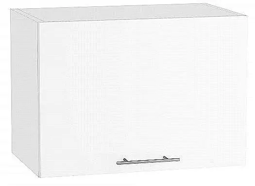 Шкаф верхний горизонтальный Валерия-М 500 Белый глянец/Белый