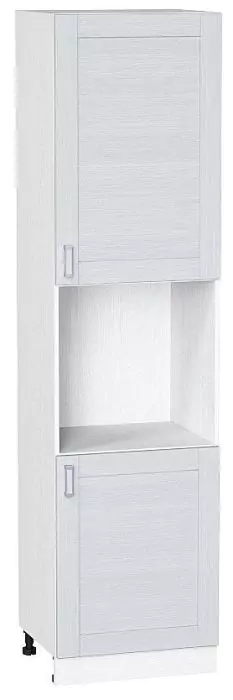 Шкаф пенал под бытовую технику с 2-мя дверцами Лофт 600 (для верх шкафов высотой 920) Snow Veralinga/Белый