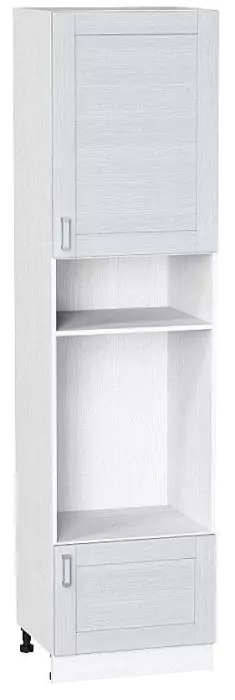 Шкаф пенал под бытовую технику с 1-ой дверцей и ящиком Лофт 606 (выс 920) Snow Veralinga/Белый