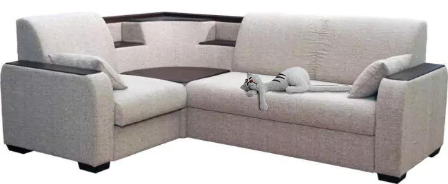 Угловой диван с полкой Андерсен дизайн 14