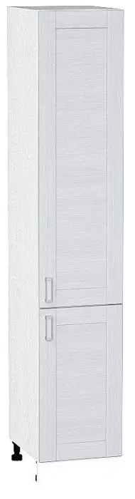 Шкаф пенал с 2-мя дверцами Лофт 400 (для верхних шкафов высотой 720) Snow Veralinga/Белый