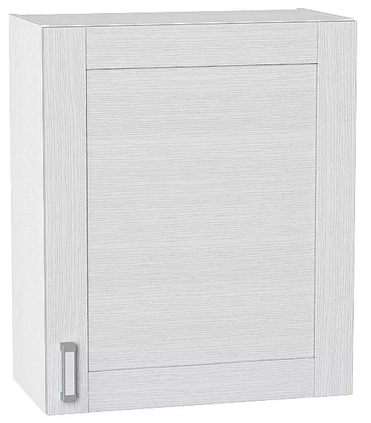 Шкаф верхний с 1-ой дверцей Лофт 720х600 Snow Veralinga/Белый