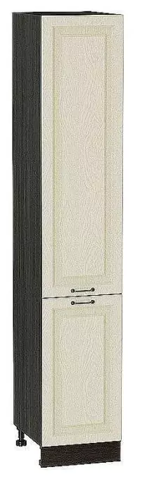 Шкаф пенал с 2-мя дверцами Ницца 400 (для верхних шкафов высотой 720) Дуб крем/Венге