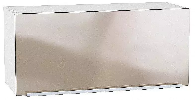 Шкаф верхний горизонтальный Фьюжн 800 Gallant/Белый