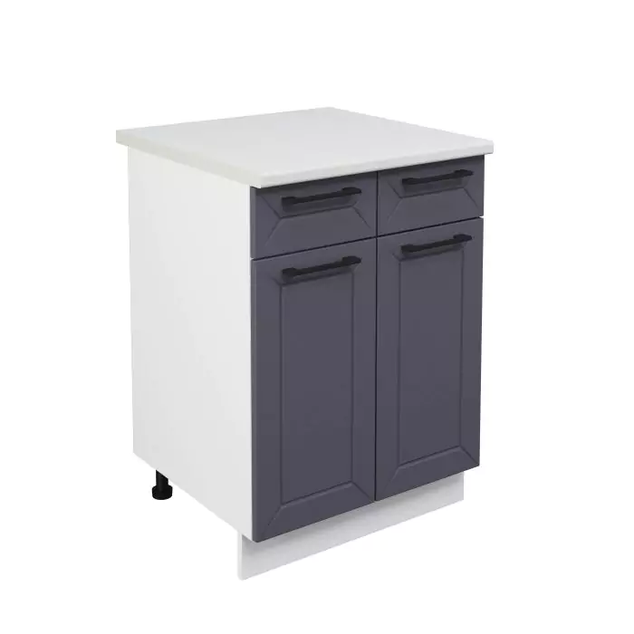 Шкаф нижний с ящиками ШН2Я 600 София Кёльн (софт маренго)