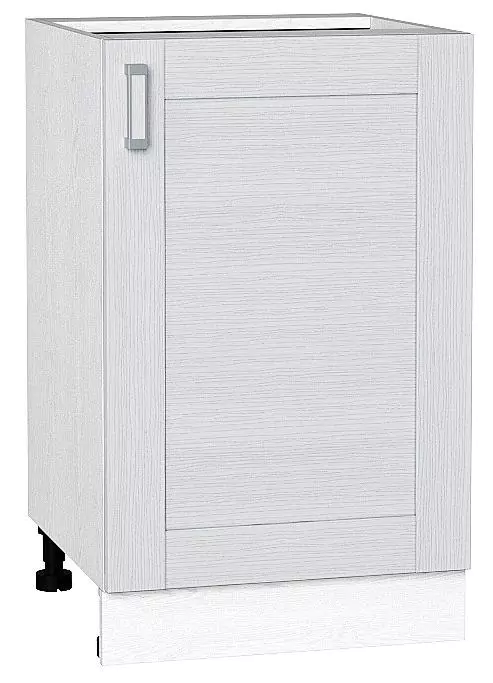Шкаф нижний с 1-ой дверцей Лофт 500 Snow Veralinga/Белый