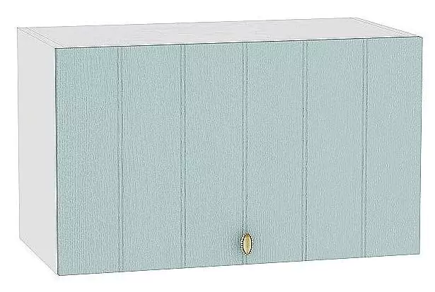 Шкаф верхний горизонтальный с увеличенной глубиной Прованс 600 Голубой/Белый