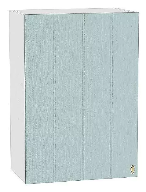 Шкаф верхний с 1-ой дверцей Прованс 920х600 Голубой/Белый