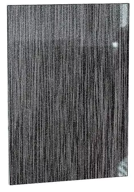 Торцевой фасад Валерия-М для нижнего шкафа Ф-94 Черный металлик дождь