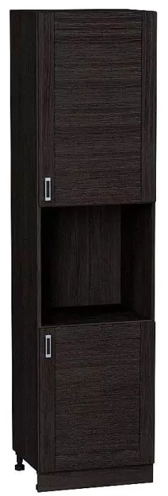 Шкаф пенал под бытовую технику с 2-мя дверцами Лофт 600 (для верхних шкафов высотой 920) Wenge Veralinga/Венге
