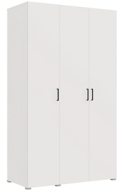 Шкаф Квадро 3-х ств 1500 белый дизайн 4