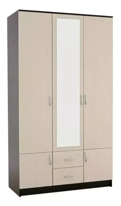 Шкаф распашной Ронда (Бассо) трехдверный дизайн 1