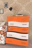 Комод Мебелеф-12 Красный
