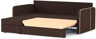 Угловой диван Слим Дельфин Коричневый 