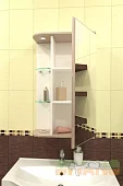 Шкафчик для ванной Мебелеф-2 Бежевый