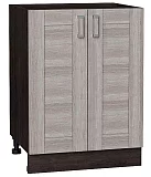 Шкаф нижний с 2-мя дверцами Лофт 600 Cappuccino Veralinga/Венге