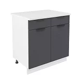 Шкаф нижний с ящиками ШН2Я 800 Норд (софт маренго) Серый