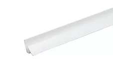 Планка для фартука угловая ПВХ Белый