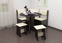 Кухонный уголок Андрей Без механизма Бежевый