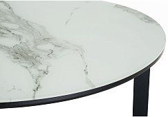 Журнальный стол Роб D-700 белый мрамор Серый 