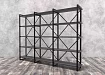 Стеллаж Айсберг Лофт 240х182-4, Черный