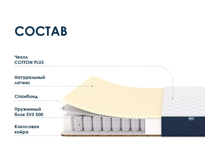 Матрас Димакс Практик, Белый