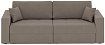 Прямой диван Брест, Коричневый