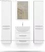 Мебель для ванной Ария М 50 BMS, Белый