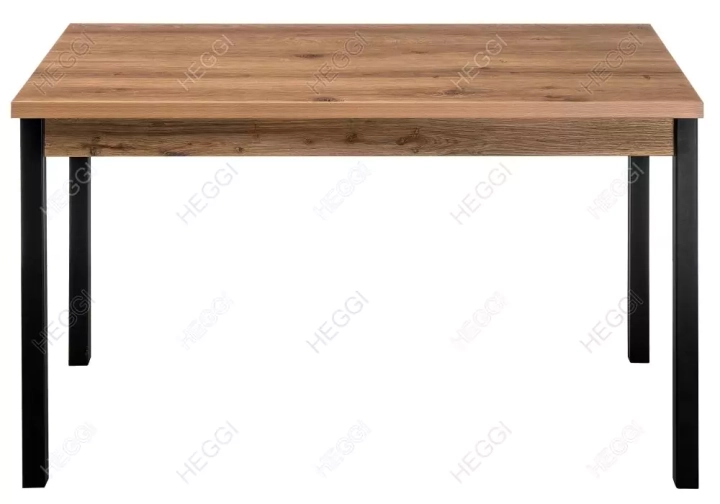 ф208а Стол деревянный Оригон дуб горный / черный матовый