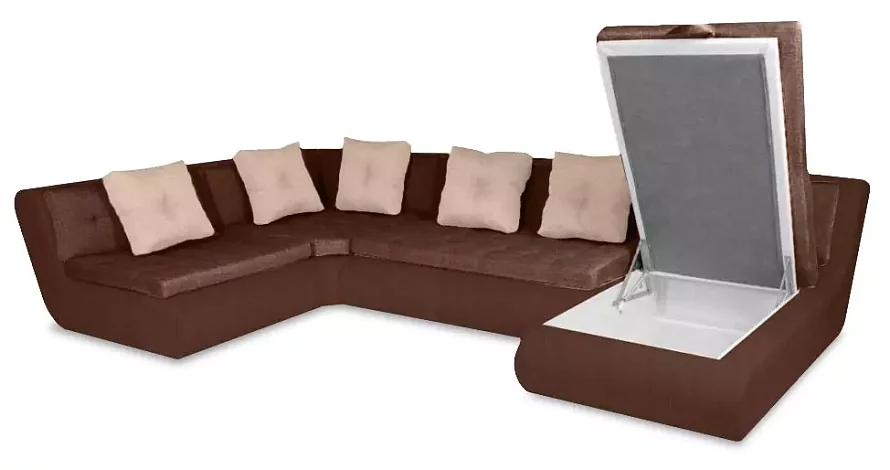 Модульный диван Кормакоф (Лагуна), Коричневый