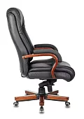 Кресло руководителя Бюрократ T-9925 Walnut дизайн 1 Черный