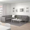 Угловой диван Морабо, Серый