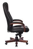 Кресло руководителя Бюрократ T-9923 Walnut дизайн 1 Черный