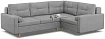 Модульный угловой диван Белфаст, Серый