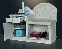 Обувница с тумбой Благо Коричневый 