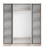 Шкаф распашной Рондело виз 4-дверный без зеркал 2.0 м Бежевый