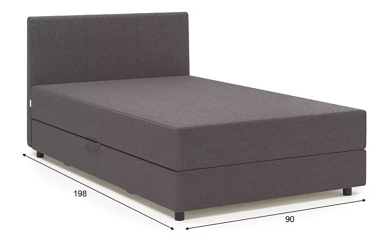Тахта Классика 90 рогожка, Коричневый