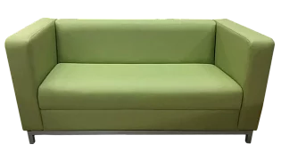Диван прямой Аполлон Без механизма Зеленый