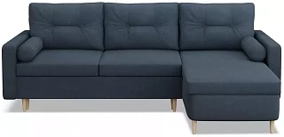 Угловой диван Белфаст Пантограф Синий 