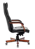 Кресло руководителя Бюрократ T-9927 Walnut дизайн 1 Черный