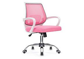 Компьютерное кресло Ergoplus pink / white
